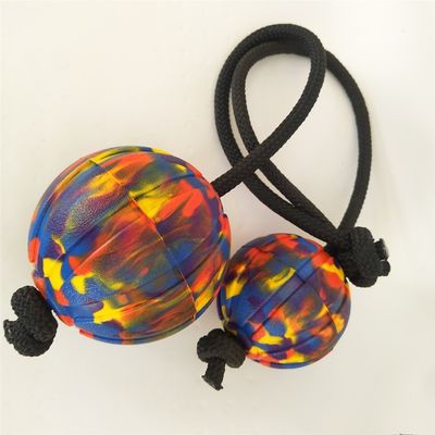 Portable Rope EVA Floating Dog Ball Toy Bite Resistant Training Frisbee