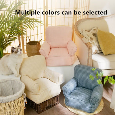 Luxury Cat Sofa Washable Pet Nest All Year Round Universal Cotton Cat Bed Cat Supplies Summer Cat Nest
