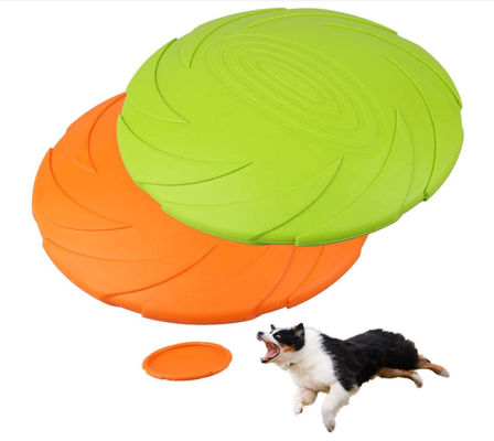 Pet Frisbee Toy Interactive Training Toys Soft Rubber Dog Toys