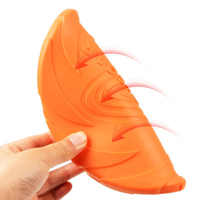 Pet Frisbee Toy Interactive Training Toys Soft Rubber Dog Toys