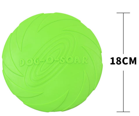 Pet Frisbee Toy Interactive Training Toys Soft Rubber Dog Toys